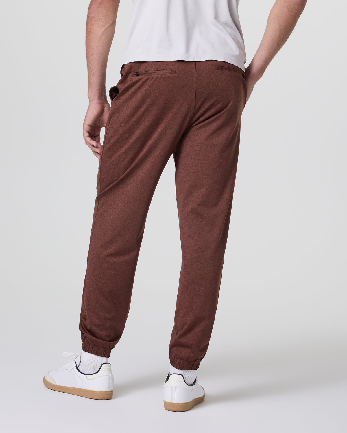 Sunday Performance Sweatpant Classic 30" Burnt Sienna Heather - Image 2