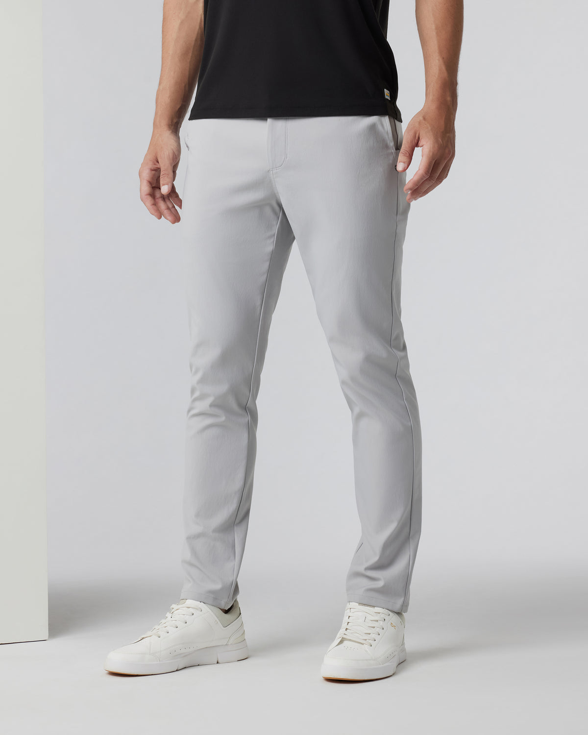 Cascade Tech Chino Pant - Fog Grey Slim Tech Chino