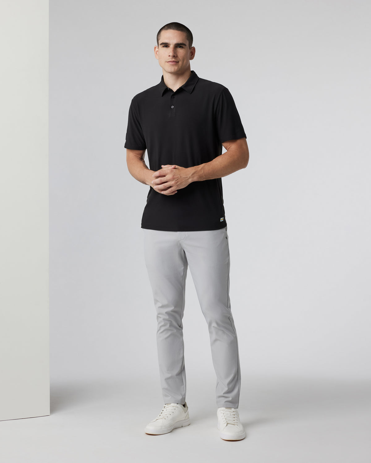 Cascade Tech Chino Pant - Fog Grey Slim Tech Chino - Image 3
