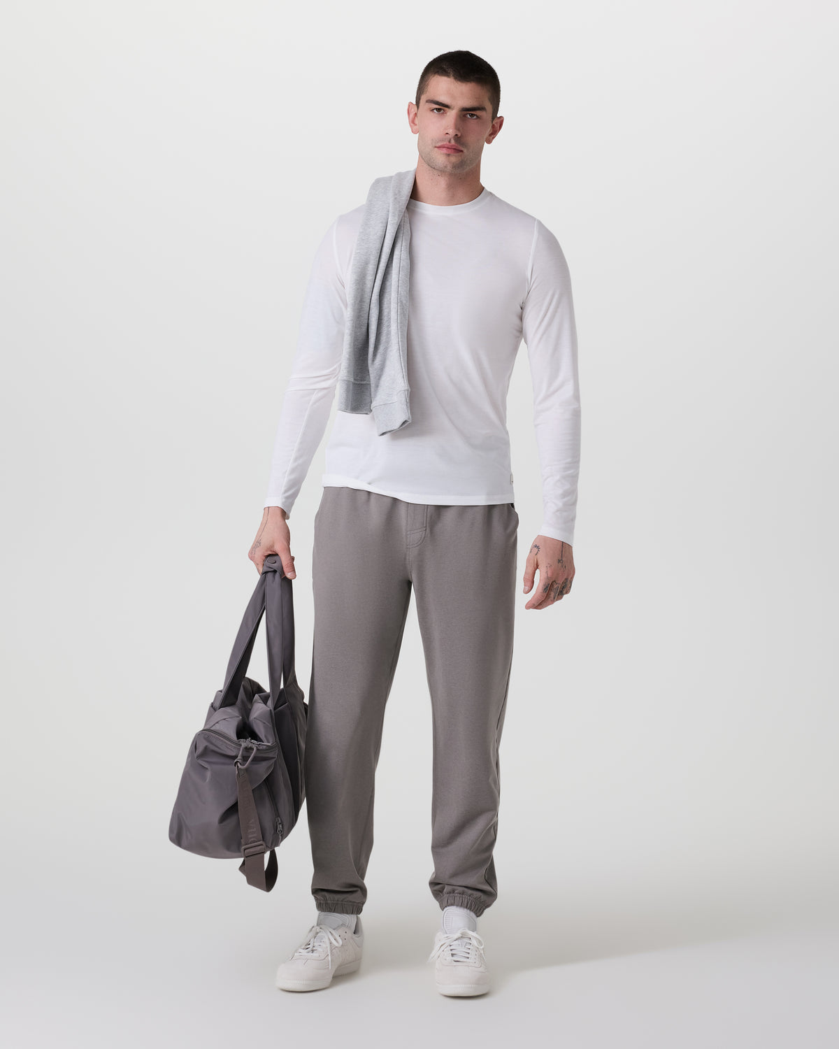 Coronado Performance Sweatpant Classic 30" Dolomite Heather - Image 3