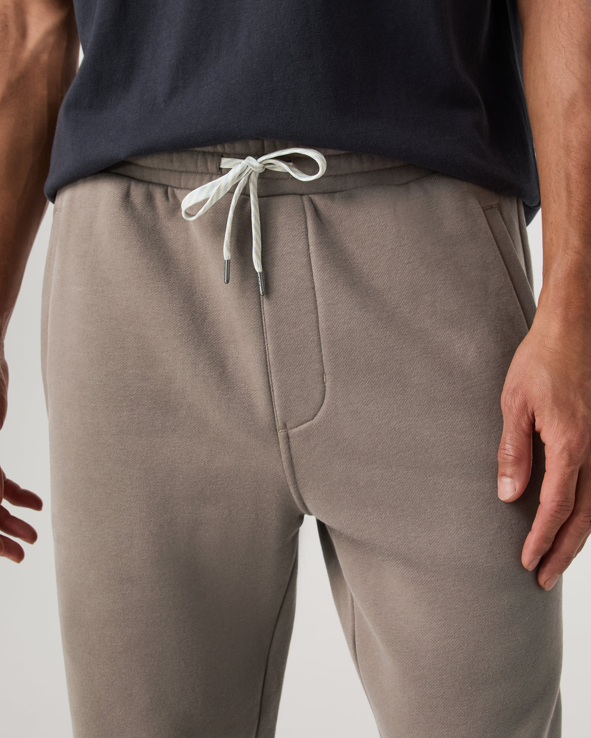 Seaside Sweatpant 30" Men's Smokey Taupe Sweatpant - Image 3