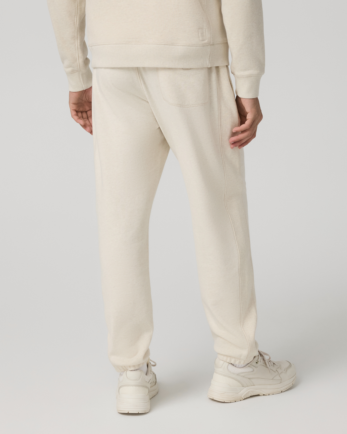 Men's Cypress Vintage Jogger 28" Buttermilk Heather - Image 3