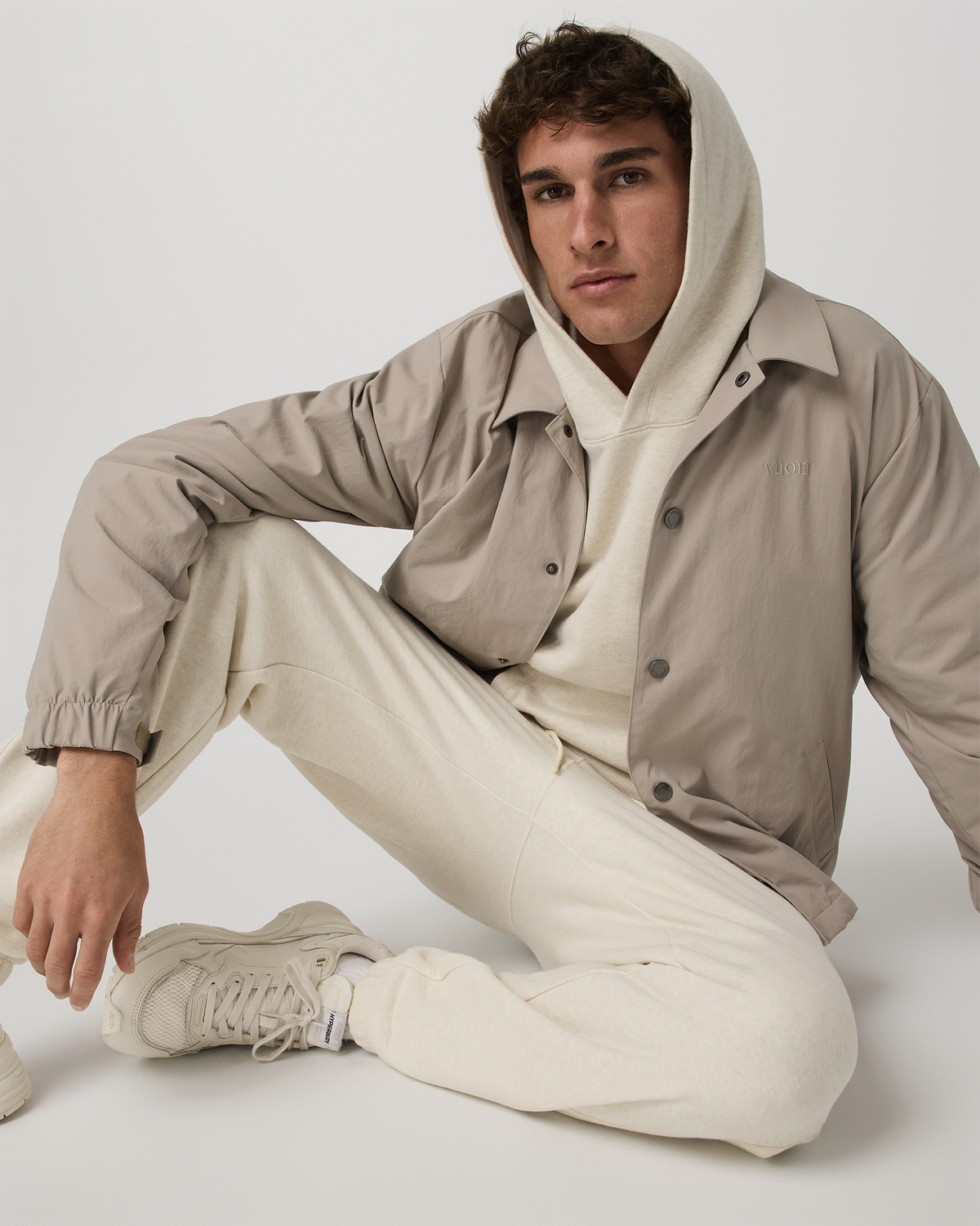 Men's Cypress Vintage Jogger 28" Buttermilk Heather - Image 5