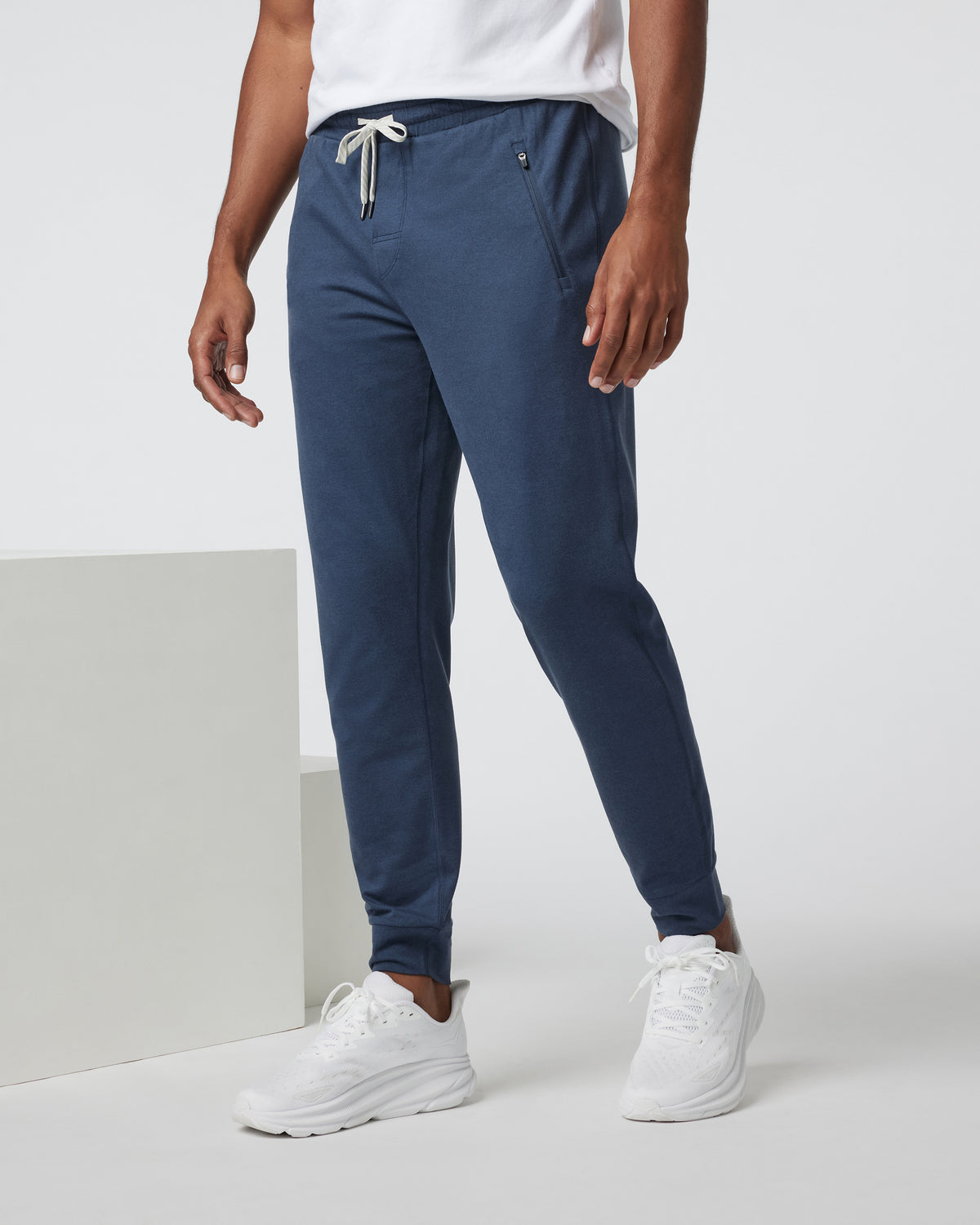 Ponto Performance Jogger Athletic Slim Fit 30" Azure Heather