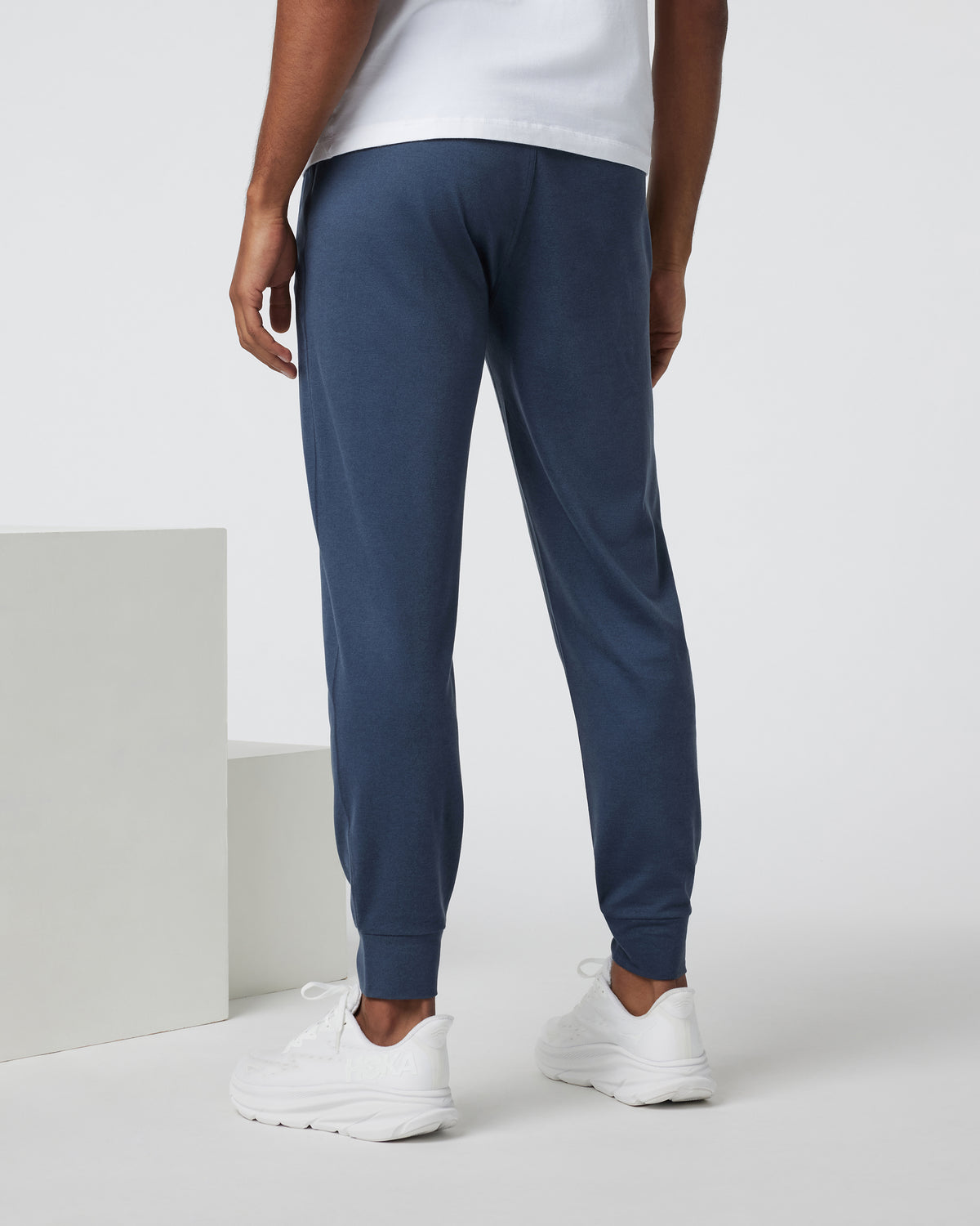 Ponto Performance Jogger Athletic Slim Fit 30" Azure Heather - Image 3