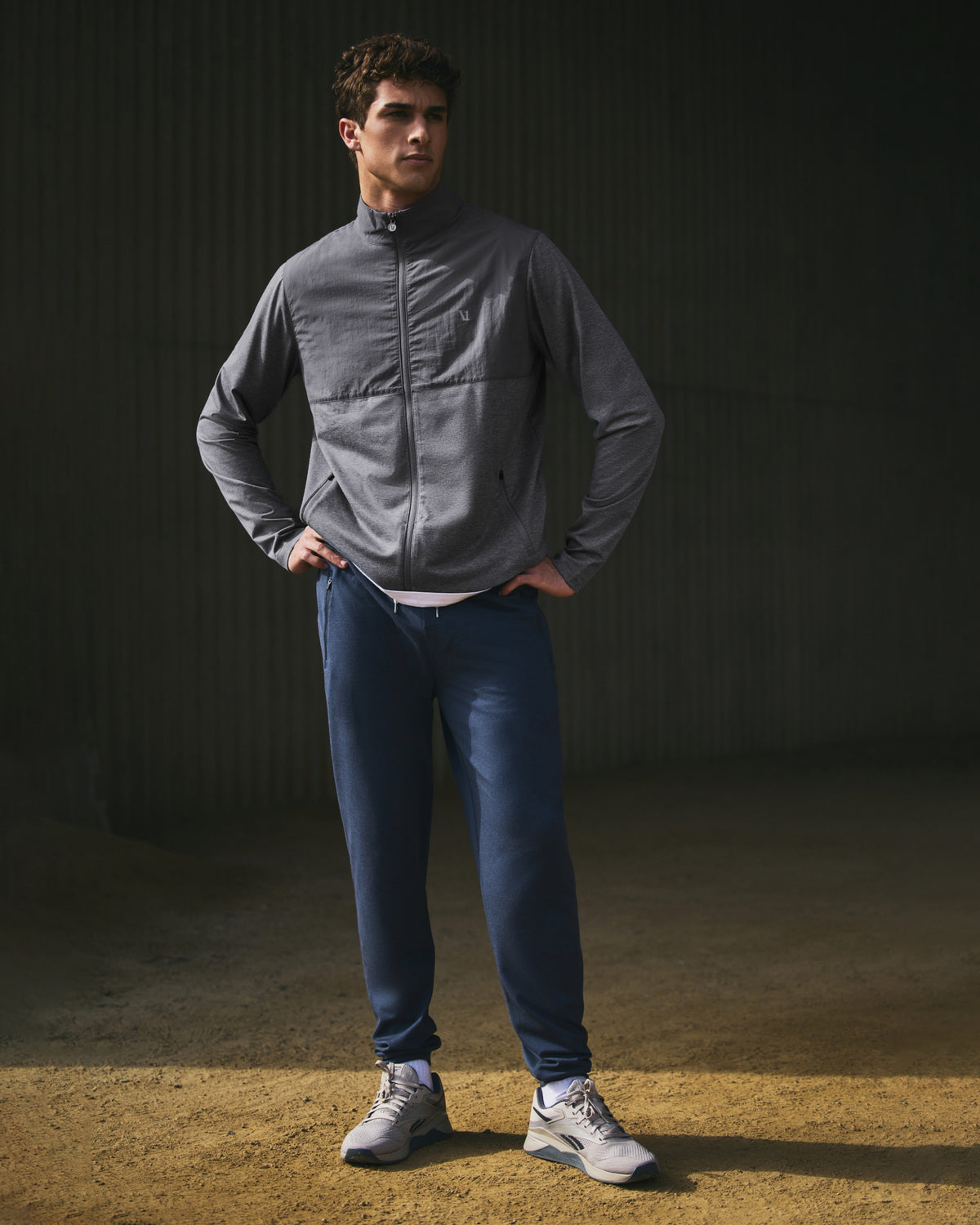 Ponto Performance Jogger Athletic Slim Fit 30" Azure Heather - Image 4