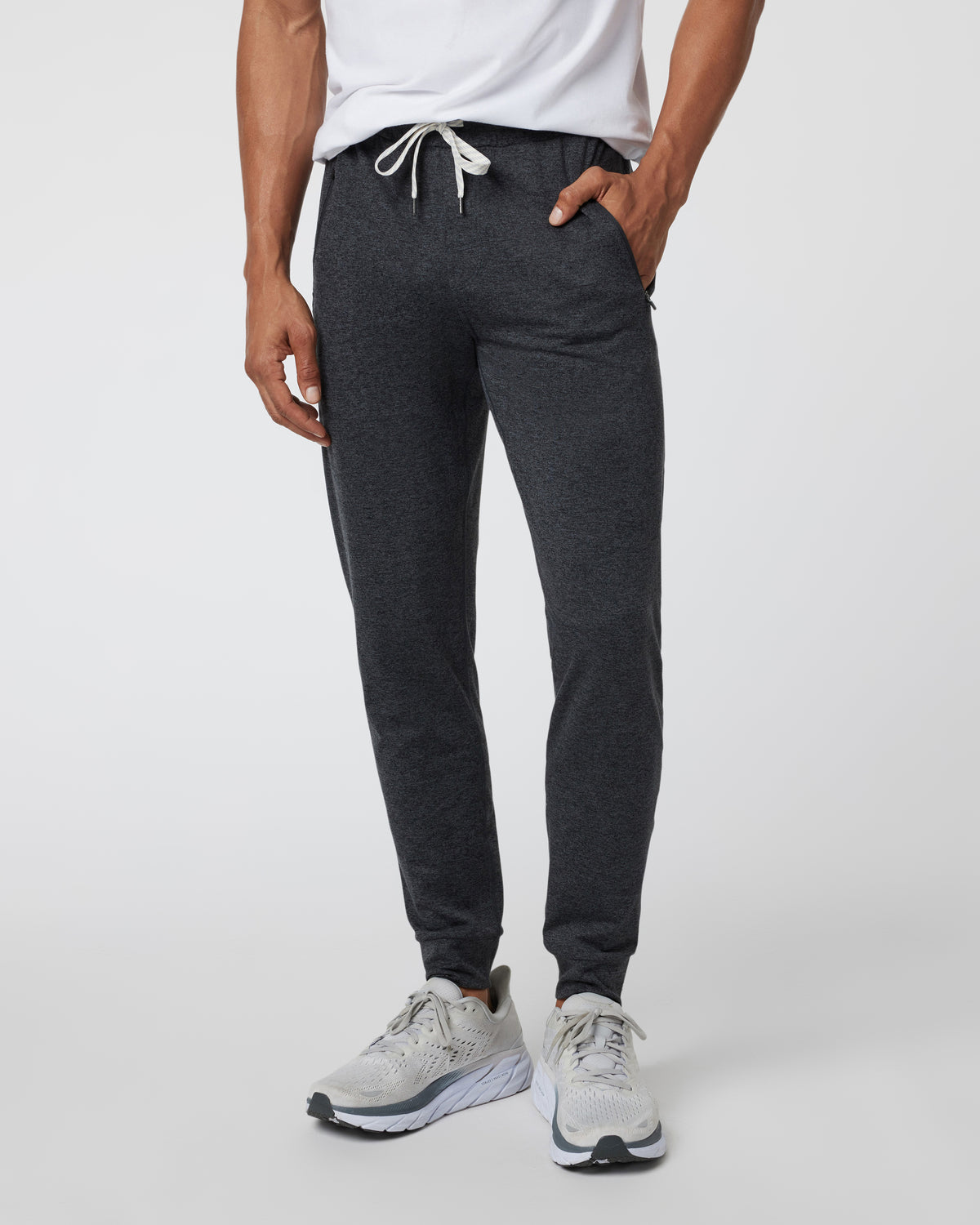 Ponto Performance Jogger Athletic Slim Fit 30" Charcoal Heather - Image 4