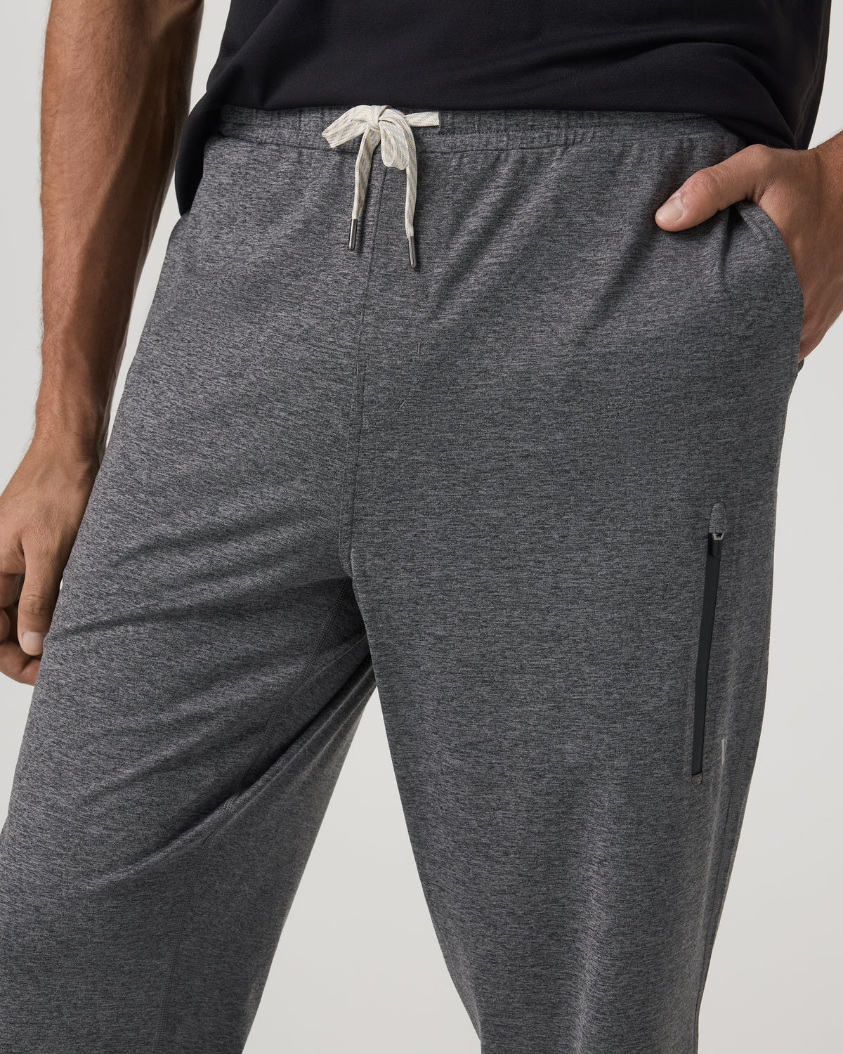 Men's Sunday Performance Sweatpant Charcoal Heather - Image 2