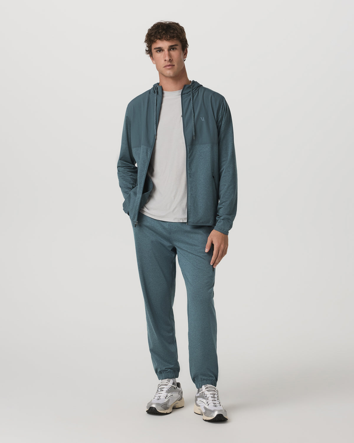 Men's Sunday Performance Sweatpant Blue Sea Heather - Image 5