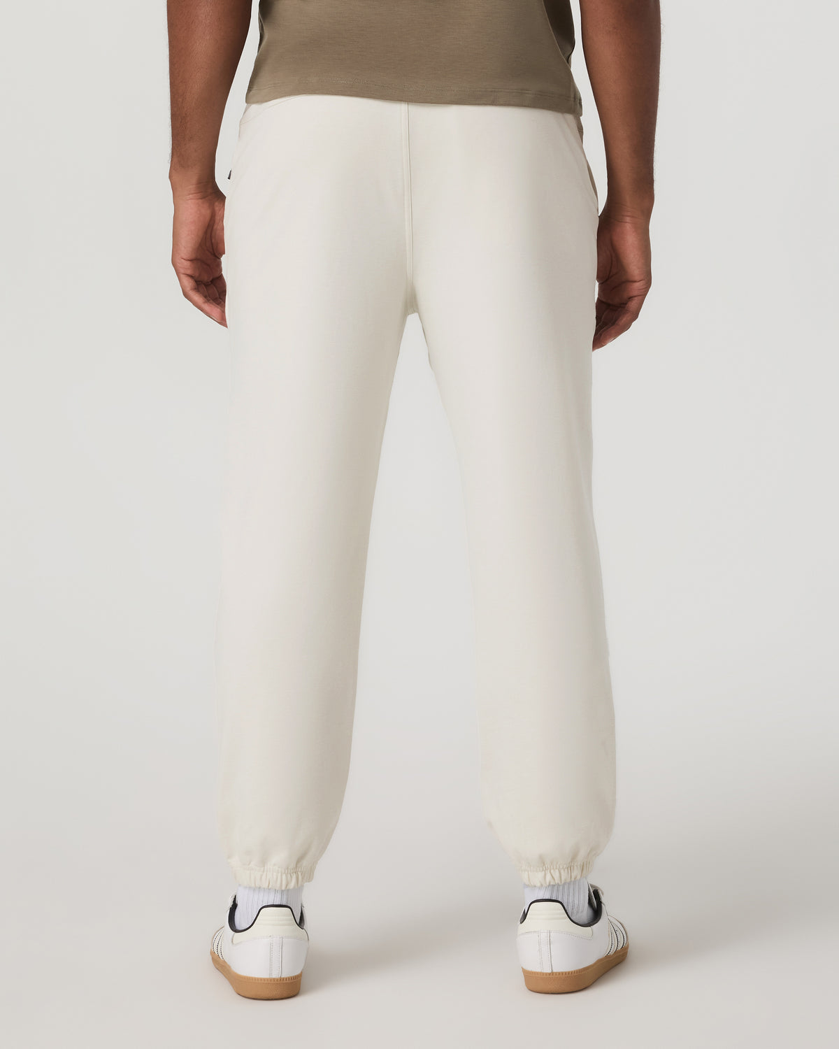 Coronado Sweatpant Men's Ivory Heather Sweatpants - Image 3