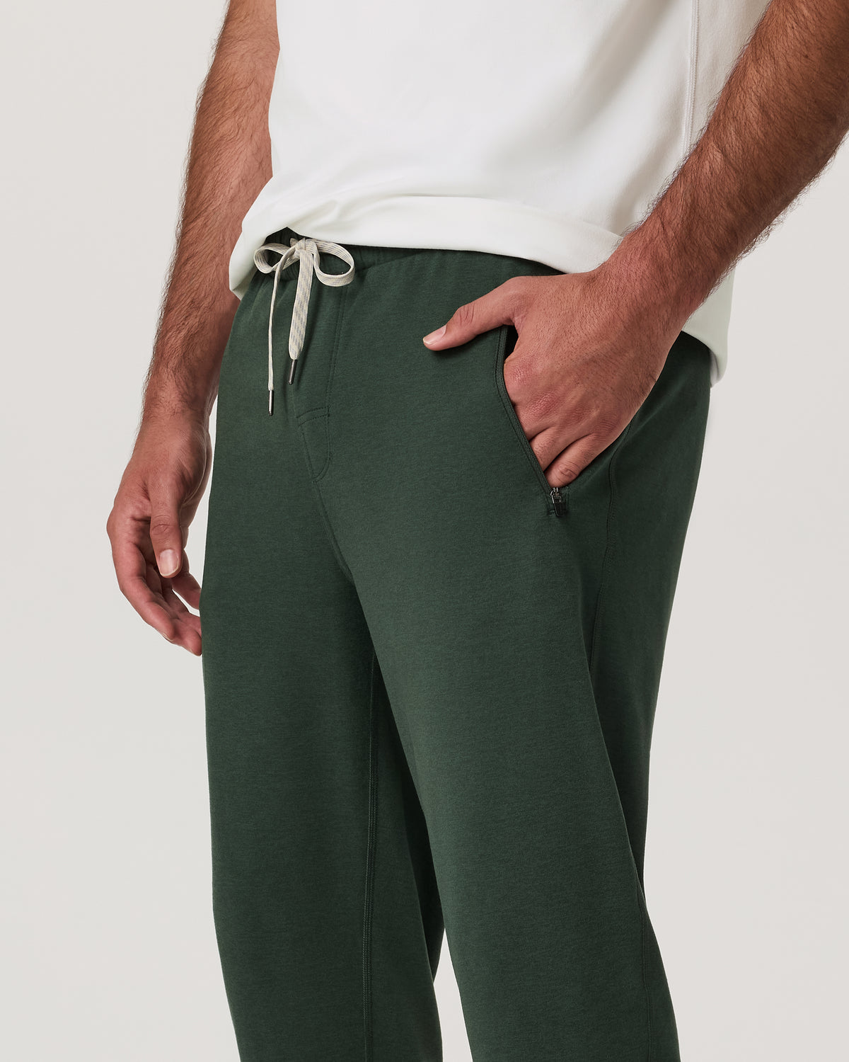 Men's Ponto Performance Jogger 30" Spruce Heather - Image 2