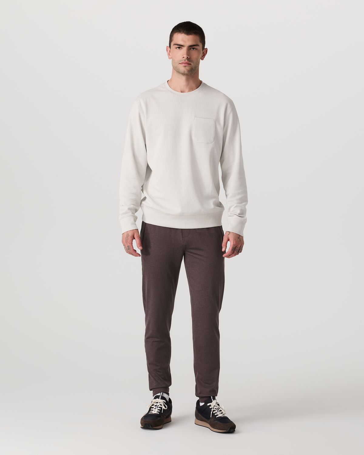 Men's Ponto Performance Jogger 30" Sangria Heather - Image 3