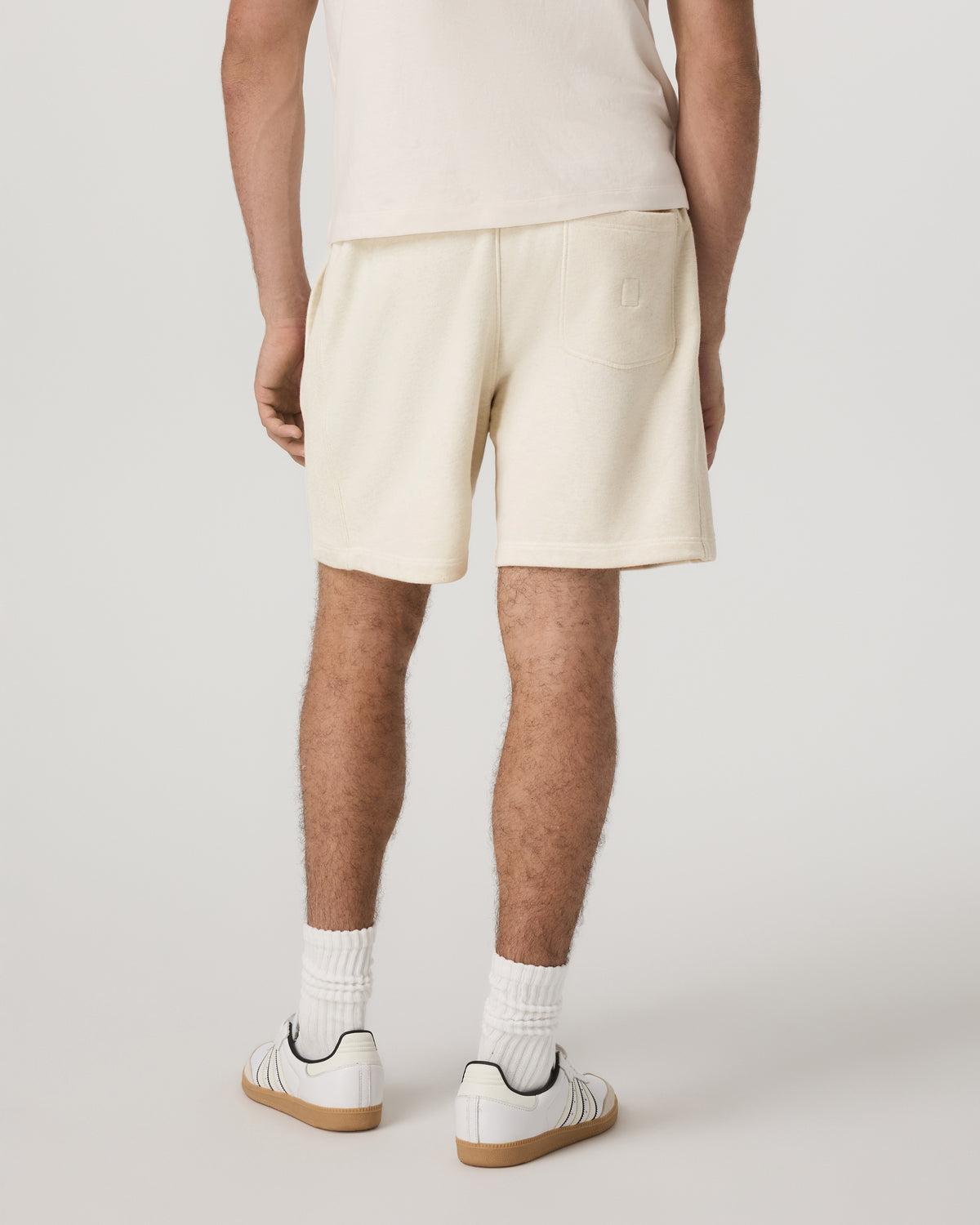 Cypress Vintage Short 7" Men's Buttermilk Heather Shorts - Image 3