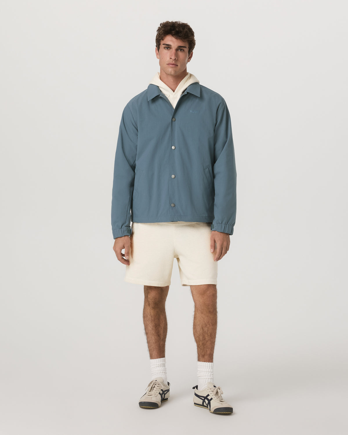 Cypress Vintage Short 7" Men's Buttermilk Heather Shorts - Image 4