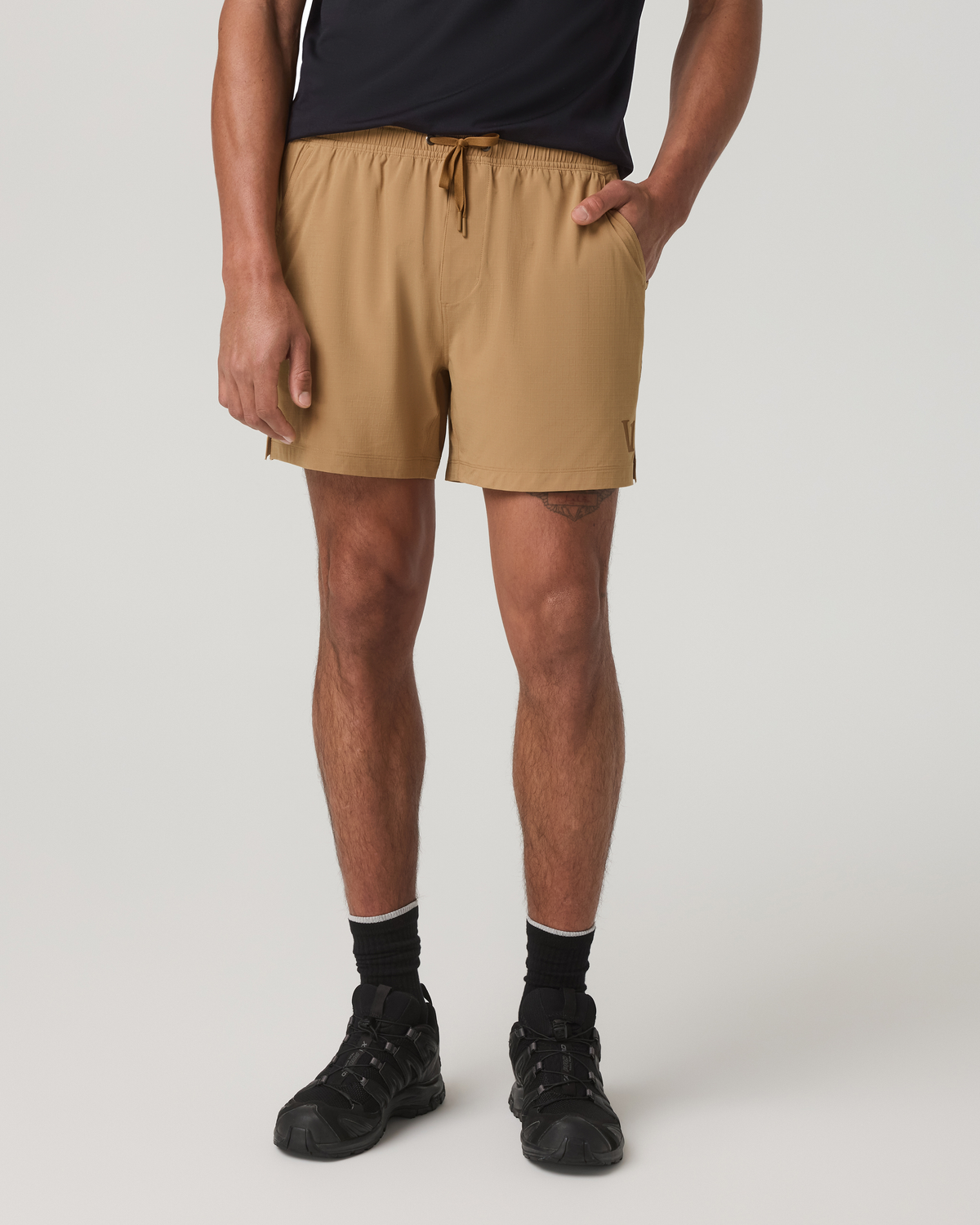 HardKore Short Lined 5" Men's Burlap Performance Shorts