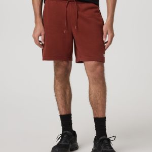 Cypress Vintage Short 7" Men's Firebrick Fleece Shorts