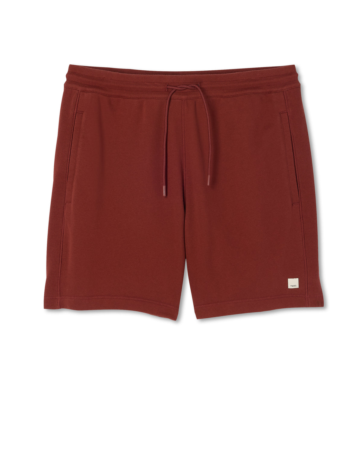 Cypress Vintage Short 7" Men's Firebrick Fleece Shorts - Image 6