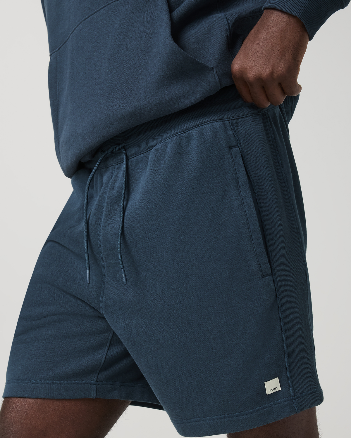 Cypress Vintage Short 7" Men's Ocean Blue Fleece Shorts