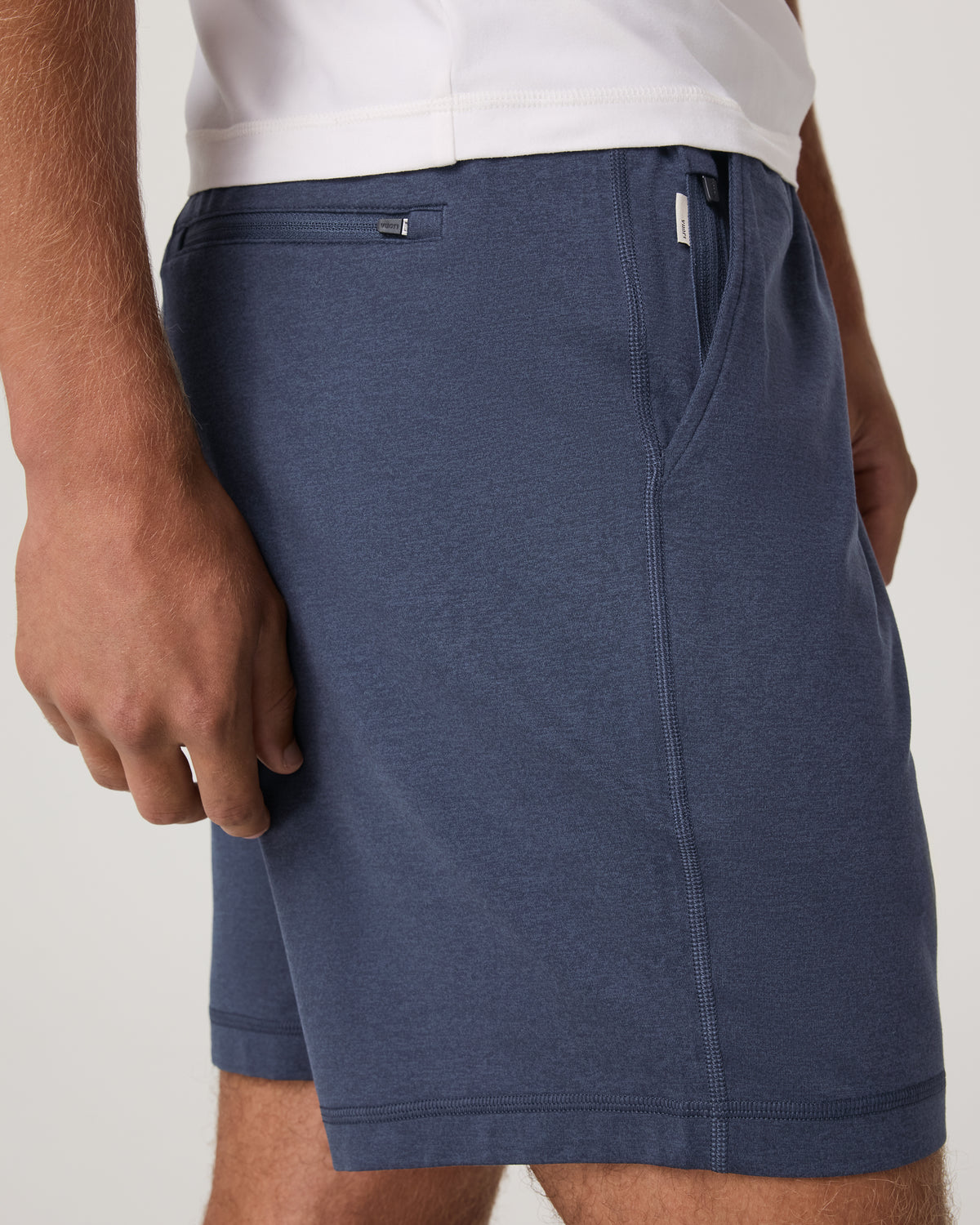 Ponto Performance Short 7" Men's Azure Heather Shorts - Image 2