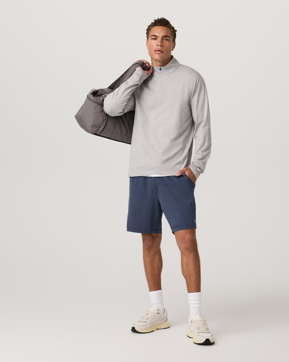 Ponto Performance Short 7" Men's Azure Heather Shorts - Image 4