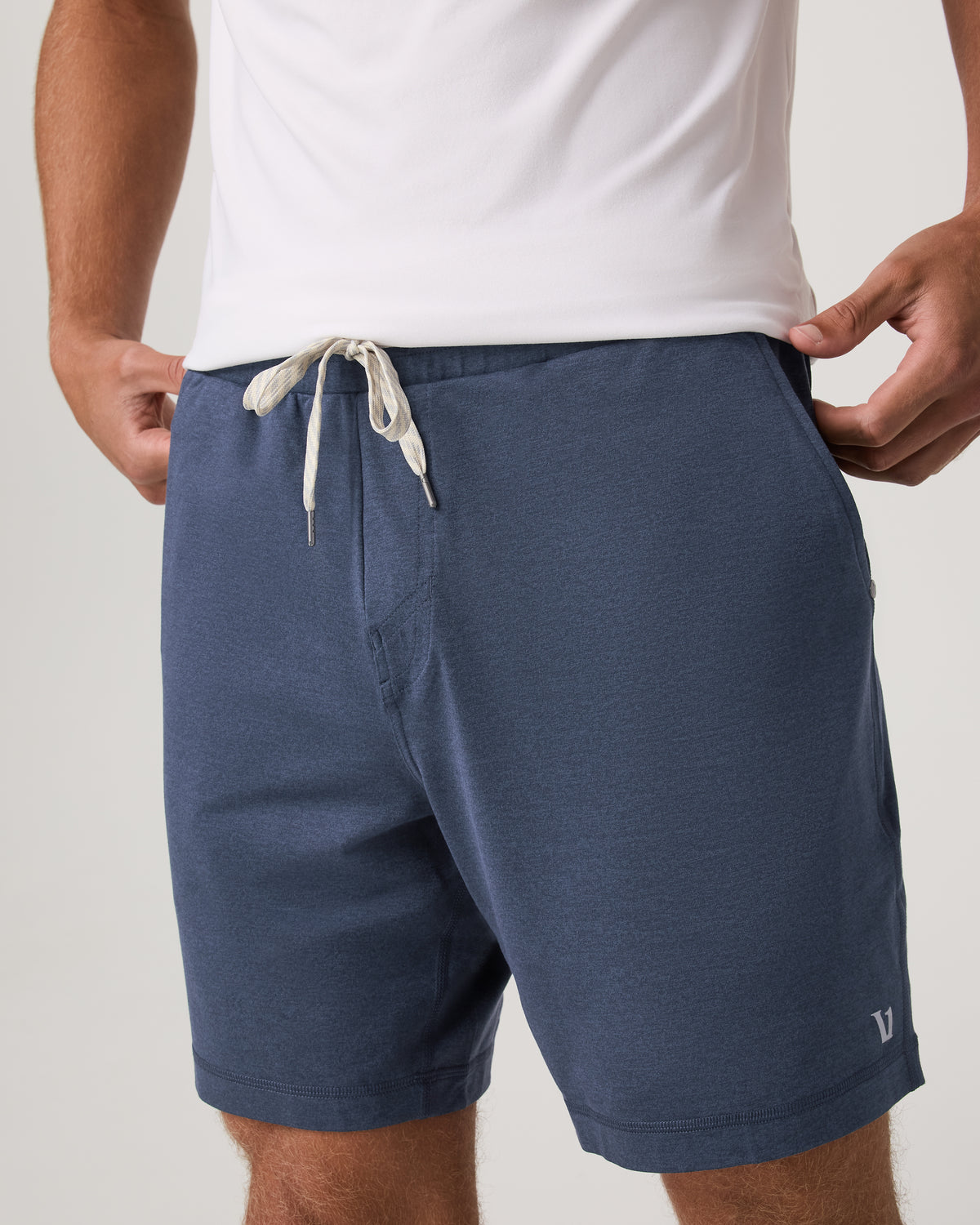 Ponto Performance Short 7" Men's Azure Heather Shorts - Image 5