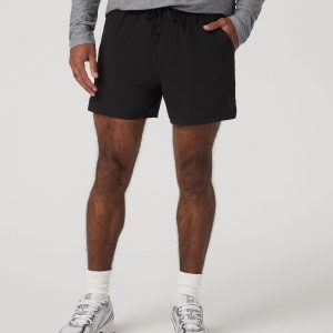 HardKore Short Lined 5" Men's Black Performance Shorts