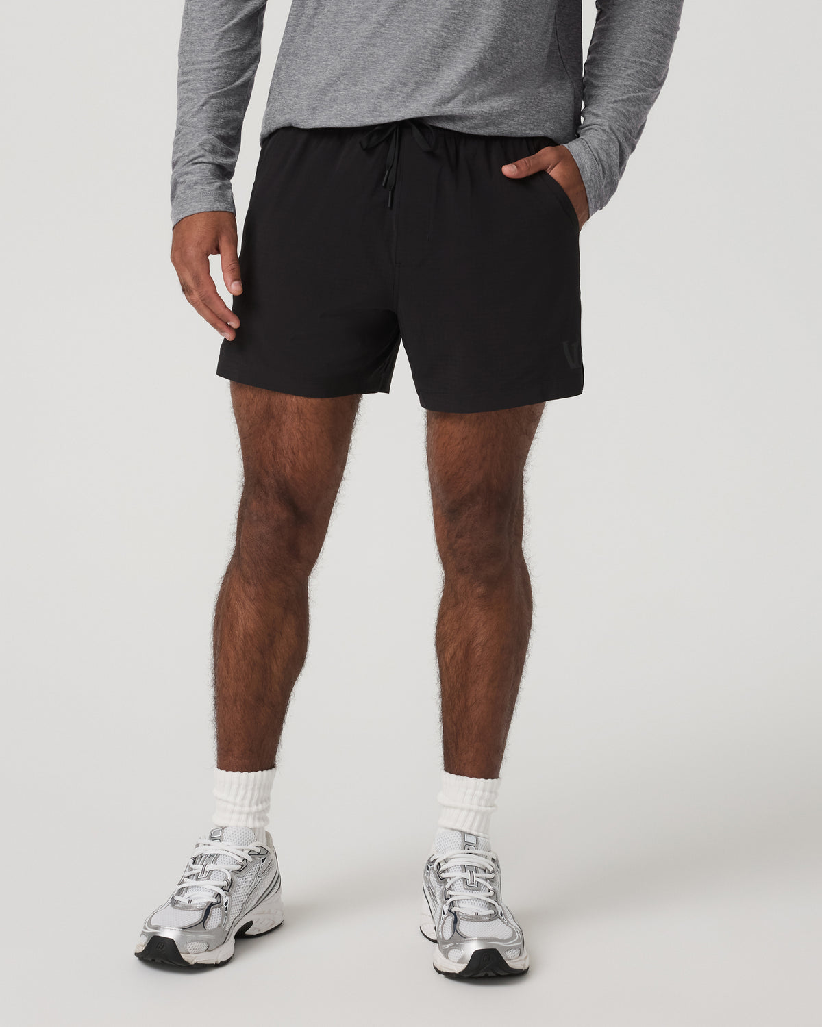 HardKore Short Lined 5" Men's Black Performance Shorts