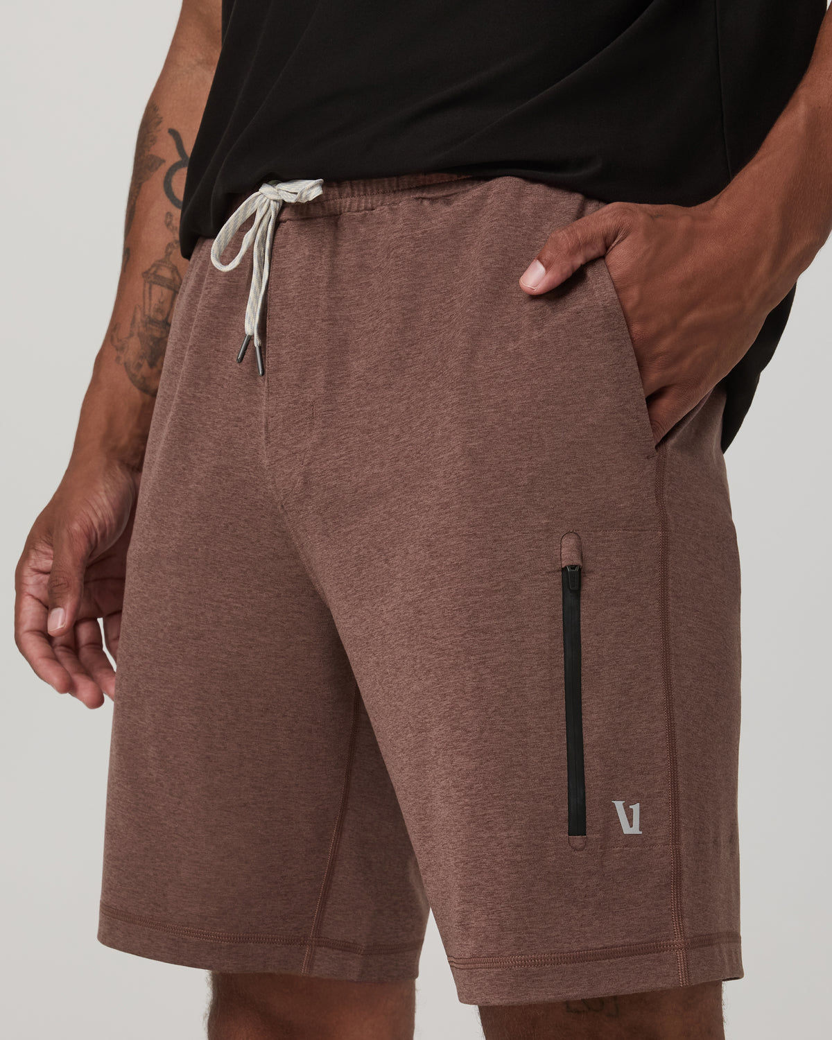 Sunday Performance Short 8" Men's Sable Heather Shorts - Image 2