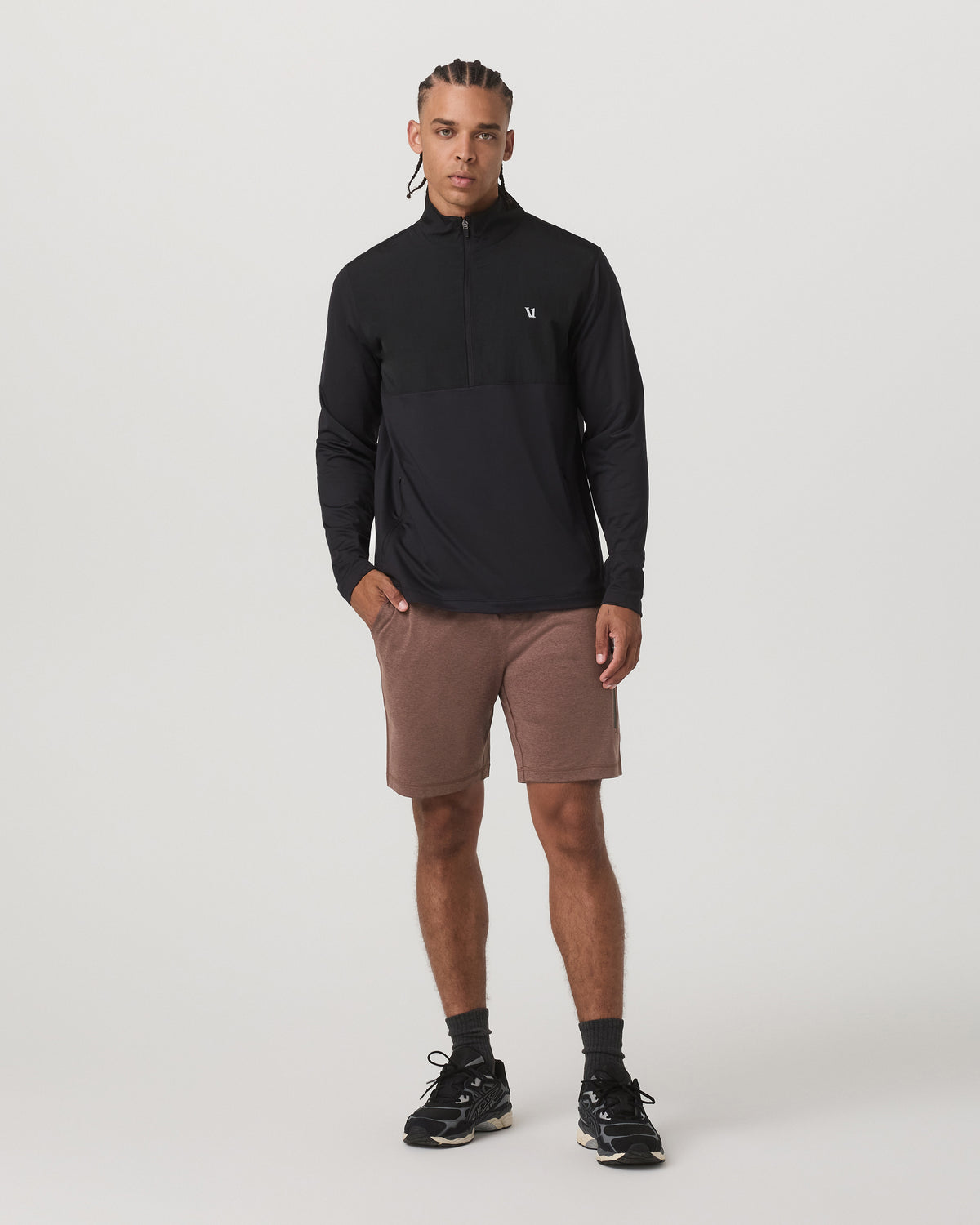 Sunday Performance Short 8" Men's Sable Heather Shorts - Image 3