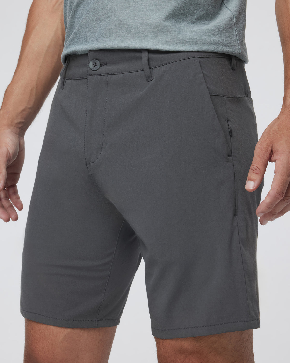 Aim Short Charcoal Men's Tailored Shorts Clothing
