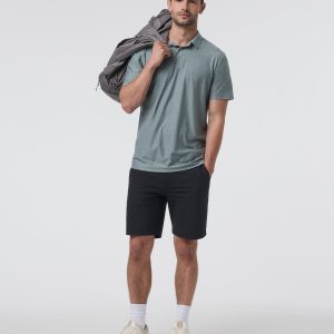 Meta Short 8" Black Chino Shorts