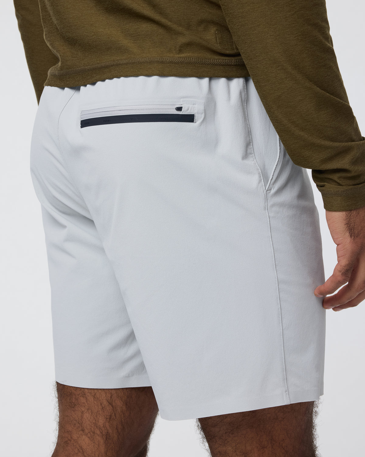 Grafton Short Unlined Classic Fit 7" Sky Grey - Image 4