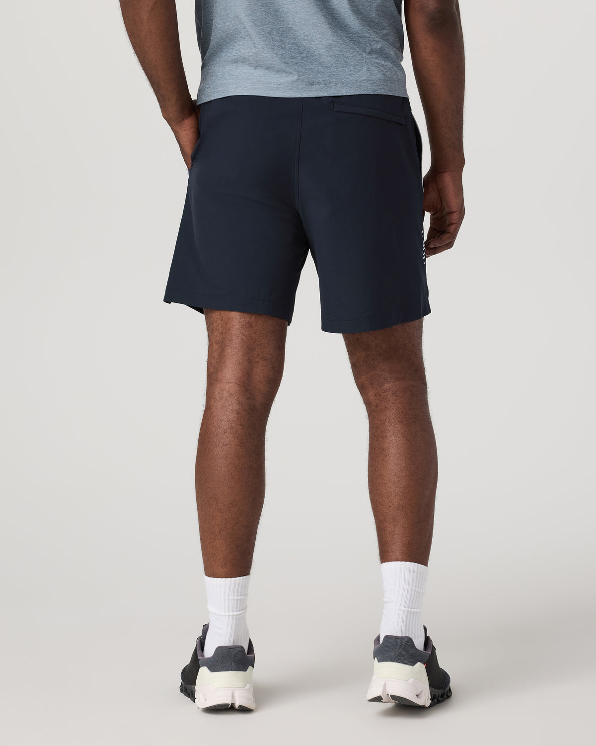 Crosscourt Short Unlined 7" Men's Navy Tennis Shorts - Image 3