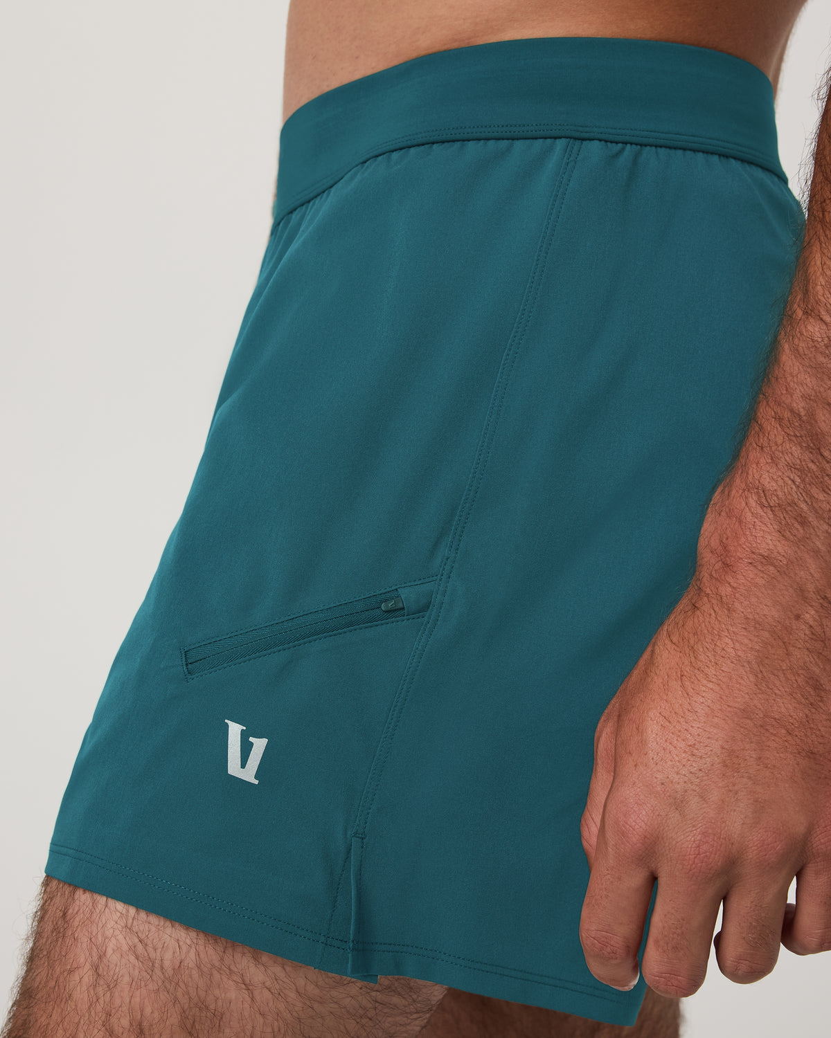 Qualify Short Lined 5" Men's Deep Sea Training Shorts - Image 2