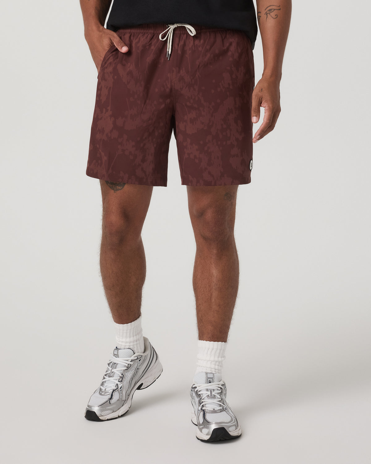Kore Short Lined 7" Men's Dark Burnt Sienna Earth Shorts - Image 4