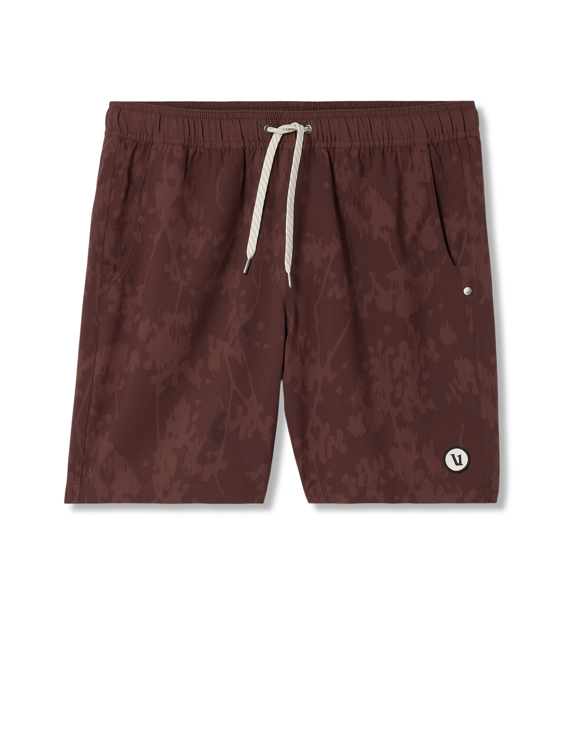 Kore Short Lined 7" Men's Dark Burnt Sienna Earth Shorts - Image 6