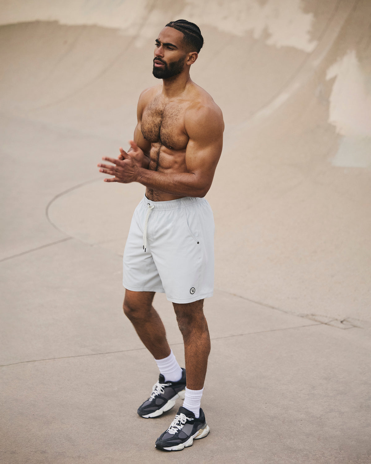 Kore Short Lined 7" Men's Sky Grey Athletic Shorts