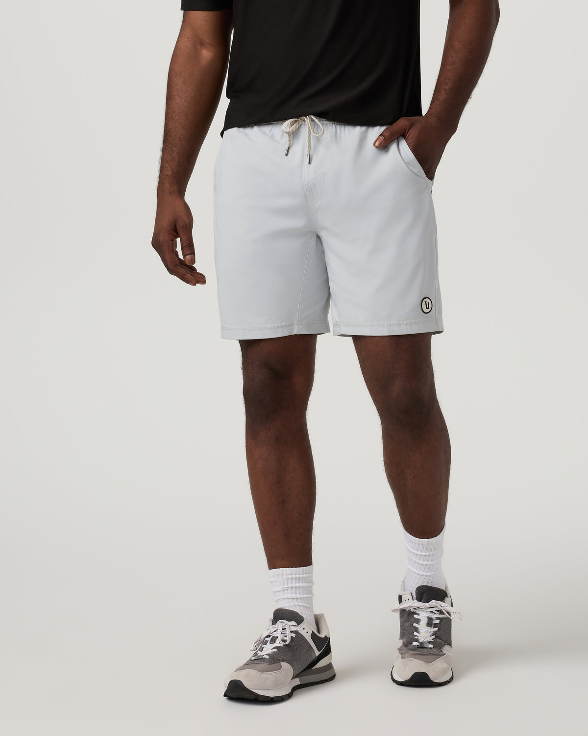 Kore Short Lined 7" Men's Sky Grey Athletic Shorts - Image 3