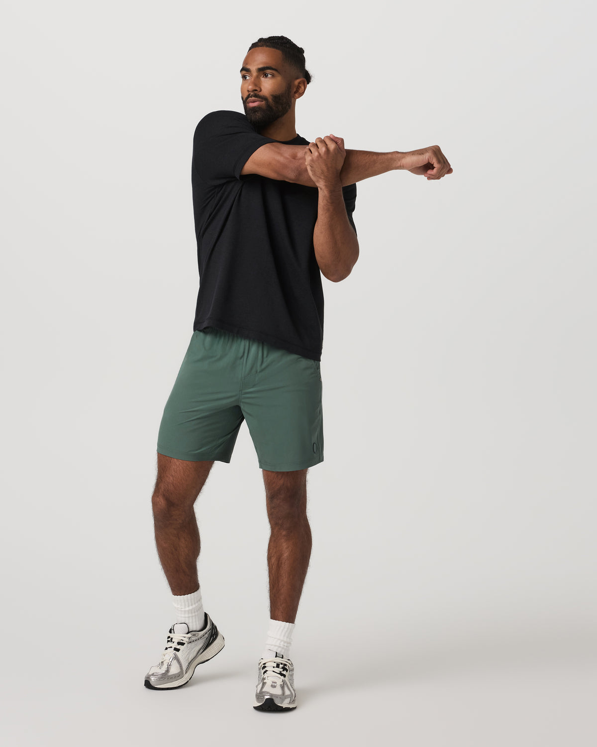 Kore Short Unlined 7" Men's Agate Green Tonal Shorts