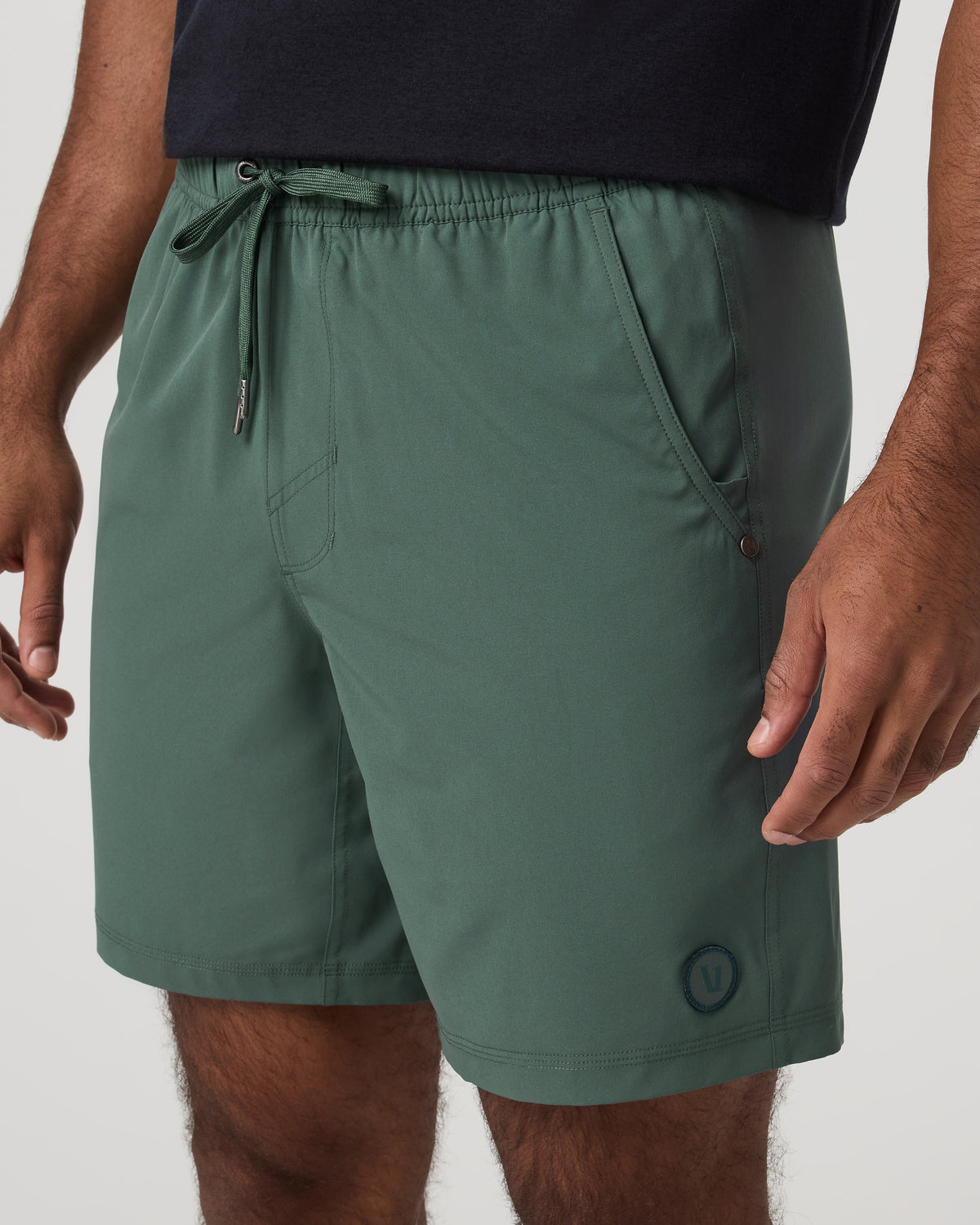 Kore Short Unlined 7" Men's Agate Green Tonal Shorts - Image 2