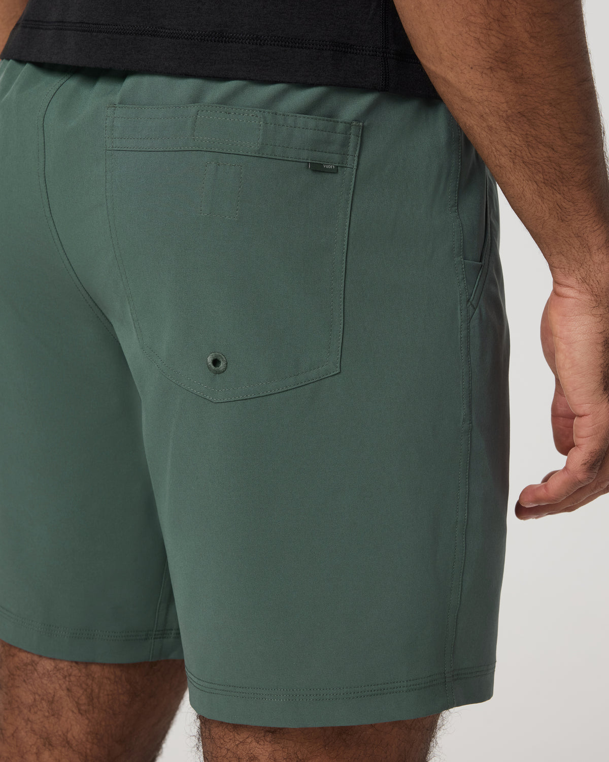 Kore Short Unlined 7" Men's Agate Green Tonal Shorts - Image 3