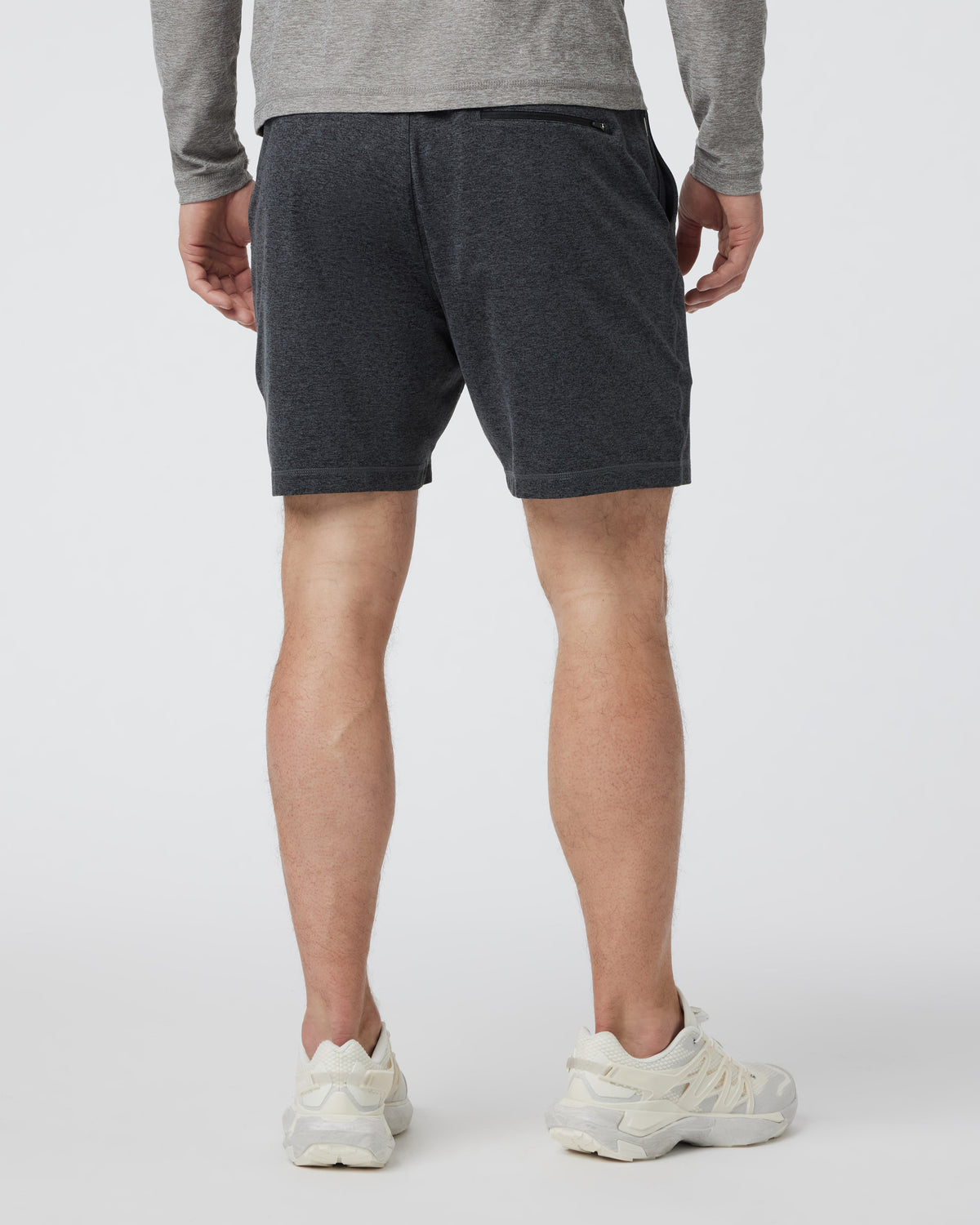 Ponto Short Men's Charcoal Grey Jogger Shorts - Image 4