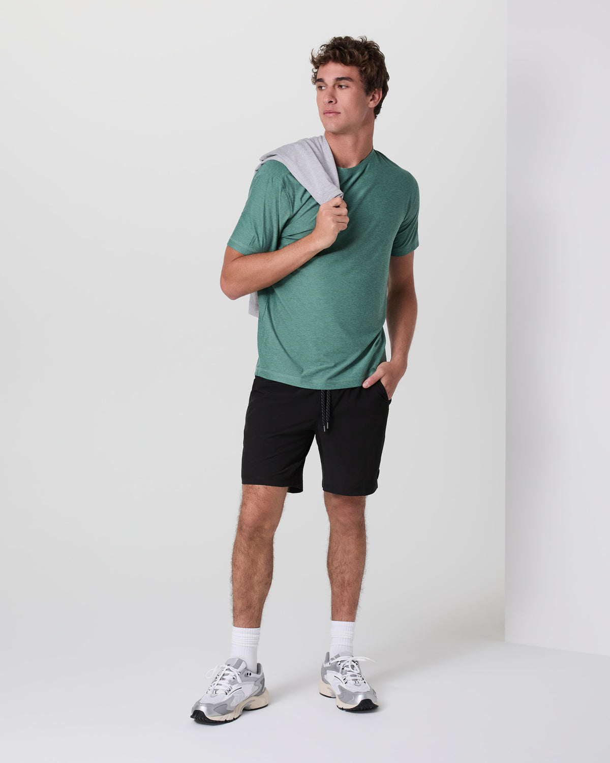 Kore Short Lined 7" Men's Black Tonal Athletic Shorts - Image 5