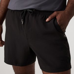 Kore Short Lined 5" Black Tonal Athletic Shorts