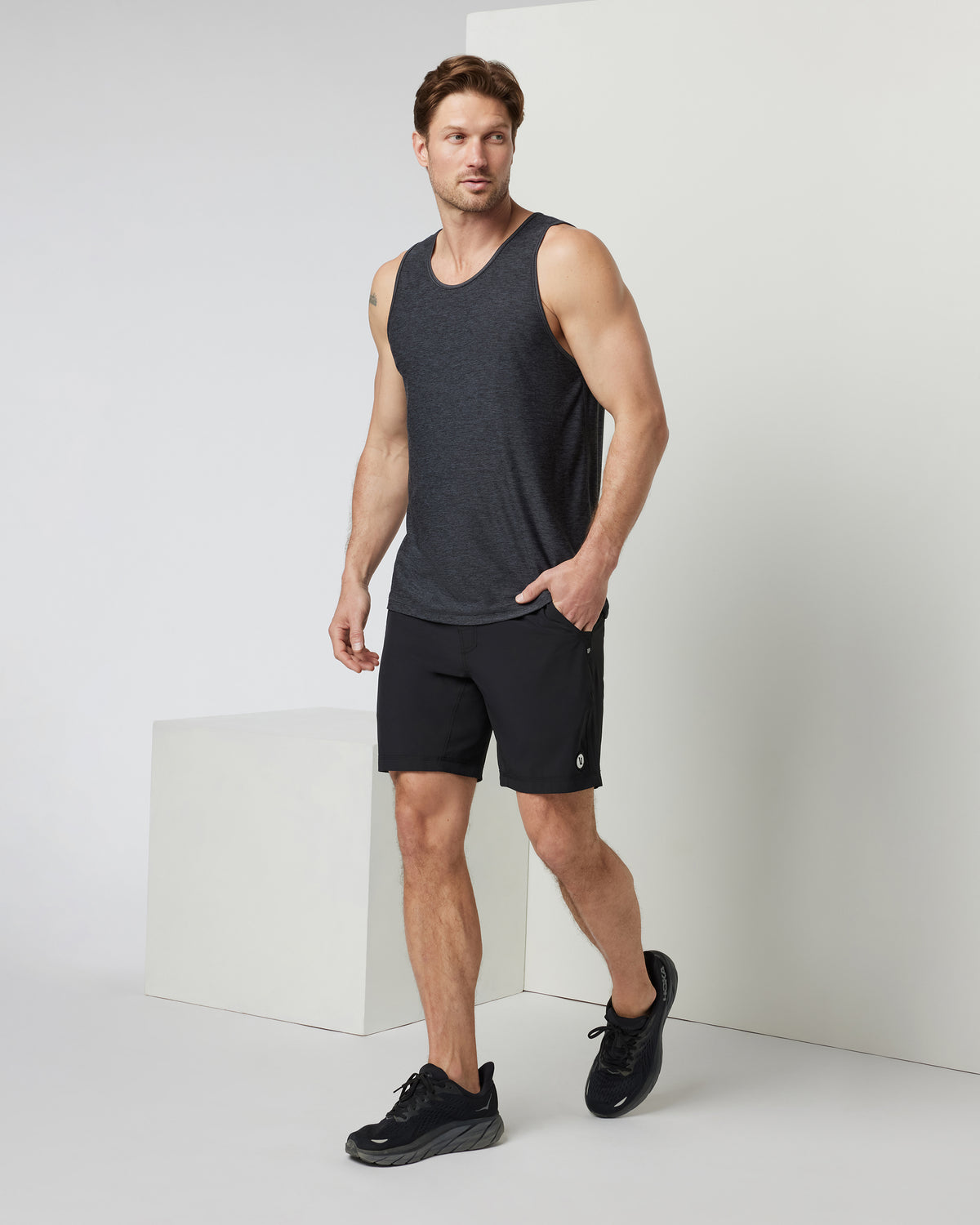 Kore Short Lined 9" Men's Black Shorts 9 Inch Inseam - Image 4