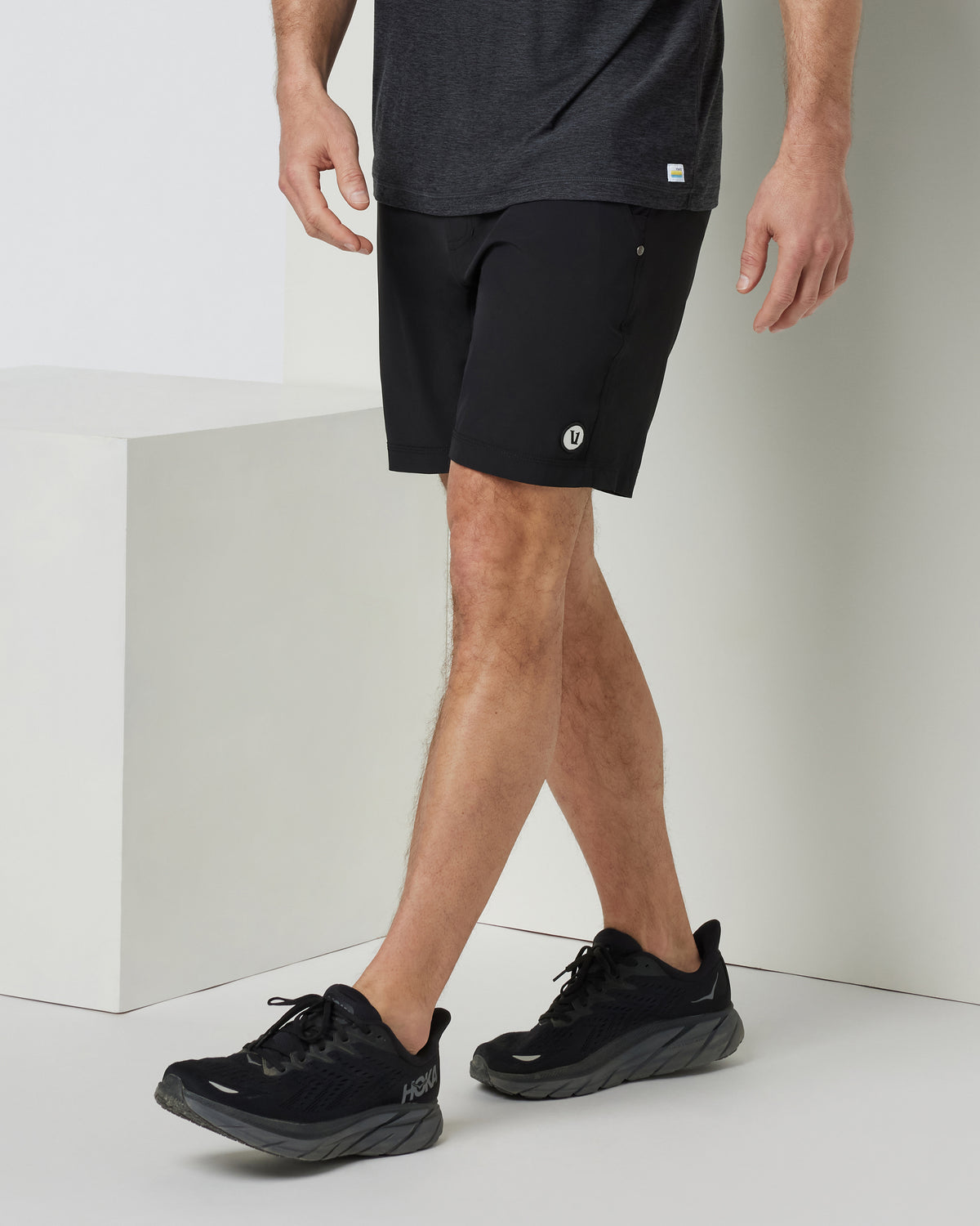 Kore Short Lined 9" Men's Black Shorts 9 Inch Inseam - Image 5