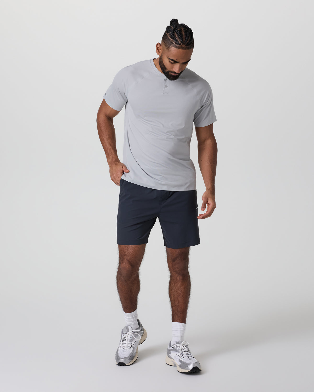 Fleet Sport Short Unlined Classic Fit 7" Navy - Image 4