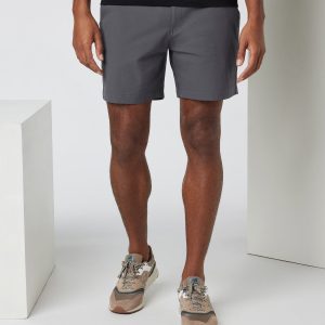 Meta Short 6" Men's Charcoal Chino Shorts