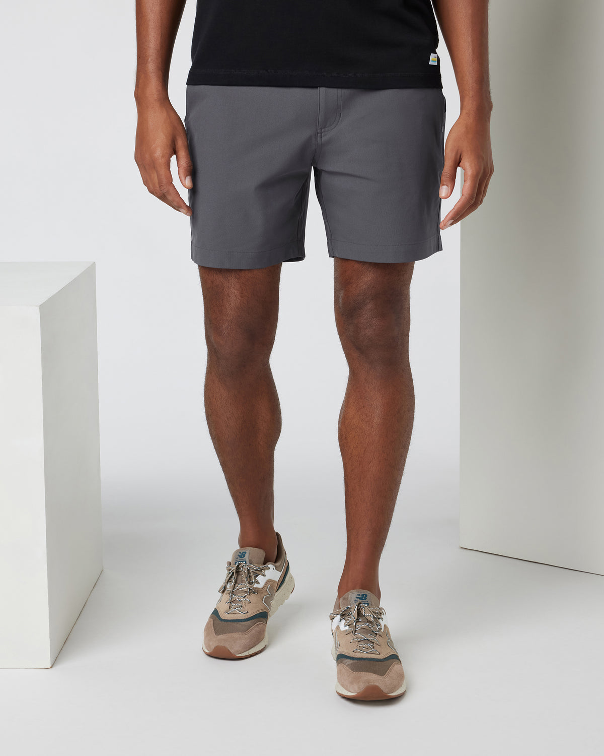Meta Short 6" Men's Charcoal Chino Shorts