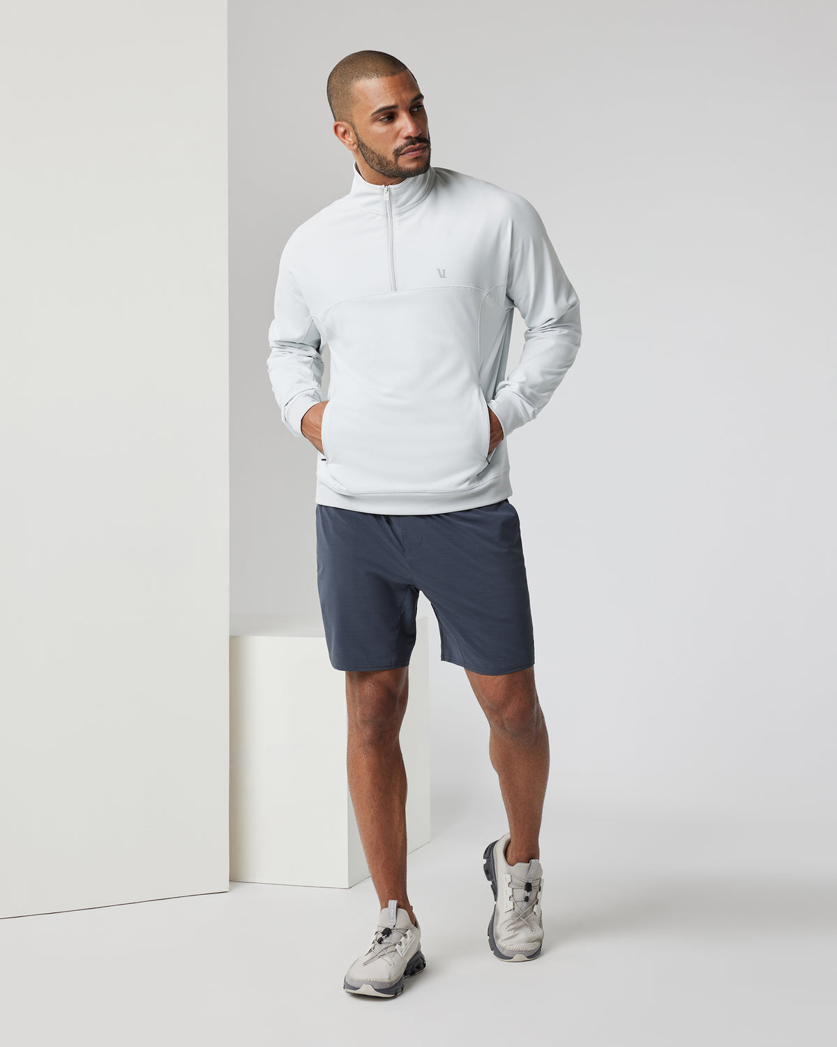 Elevate Kore Short Lined 7" Men's Navy Performance Shorts - Image 5